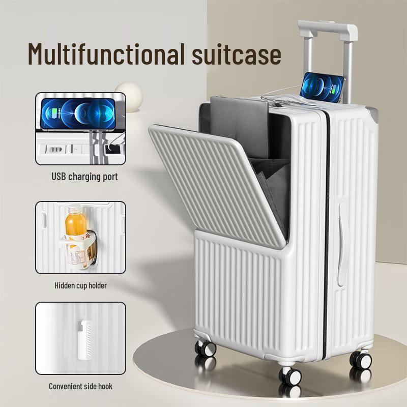 OEING Front Opening Hardside Luggage