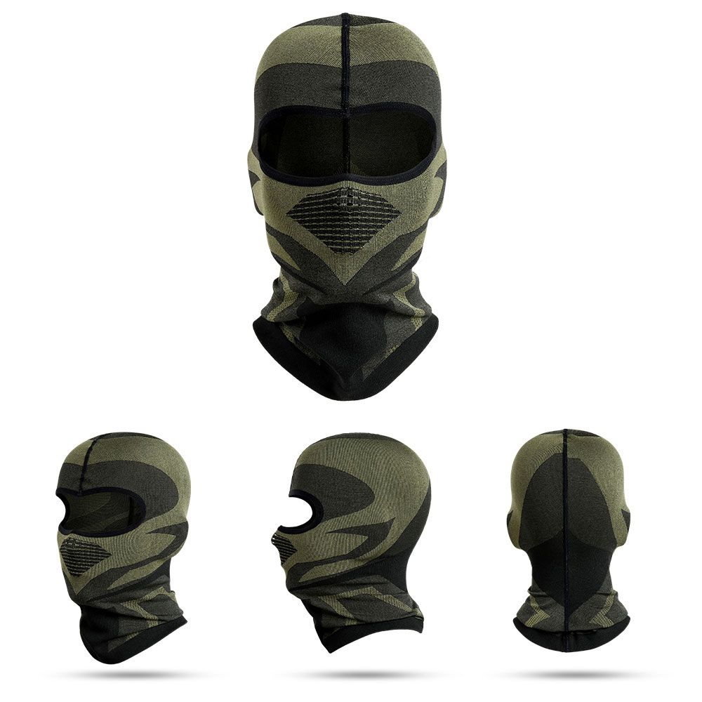 Ski Cold Protection Warm Windproof Hood Helmet Liner Motorcycle Face Mask Neck Brace Balaclava