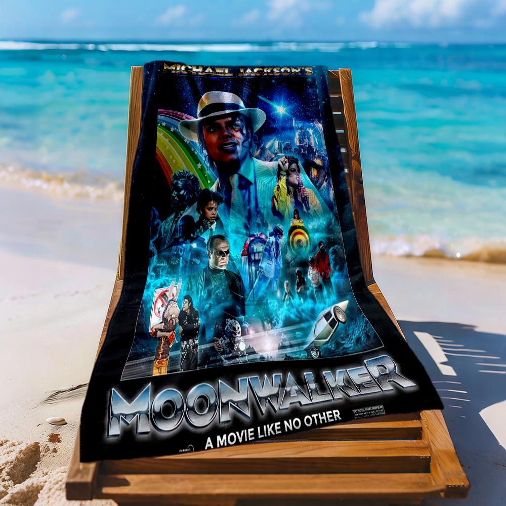 Michael Jackson Style Beach Towel High Absorbency & Quick-Dry Comfortable Lightweight Perfect for Traveling Yoga Camping and Swimming