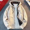 Cardigan Maglione Lavorato a Maglia Classico da Uomo Giacche con Cappuccio Casual Streetwear Cardigan con Cerniera Intera Giacca Cappotto