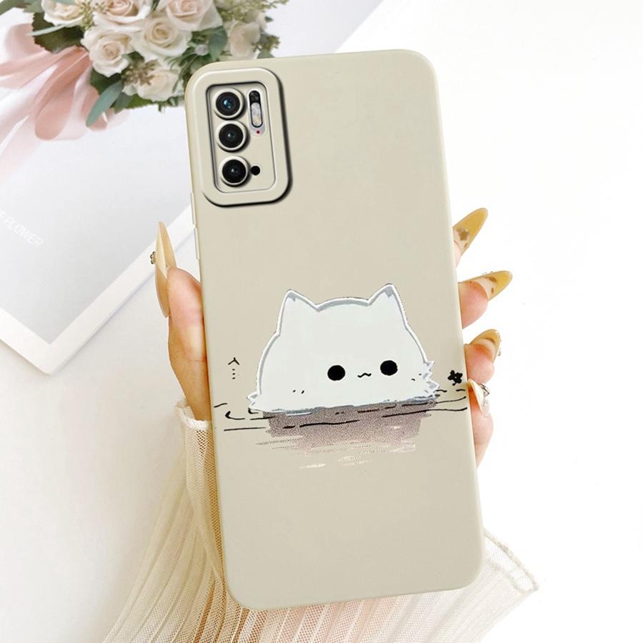 For Xiaomi Poco M3 Pro 5G Case Soft Matte Camera Protective Bow flower Phone Case For  Xiaomi PocoM3Pro 5G Cover Coque 6.5''