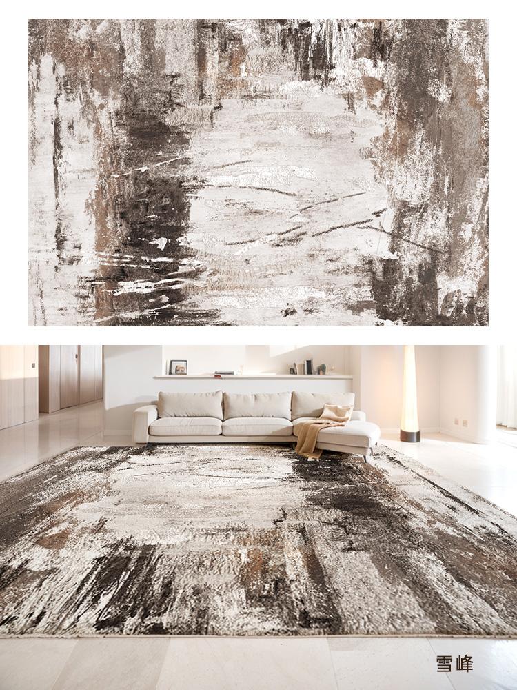 Light Luxury Retro Living Room Decoration Carpet Art Design Rugs for Bedroom Fluffy Soft Large Area Plush Rug Home Thickened Mat