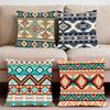 Fashion Bohemia Painting Cushion Cover Premium Comfort Reversible Pillow Cove -Two In One Design for Any Room & Car Interior