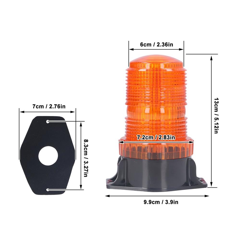 LED Forklift Strobe Light Warning Emergency Flashing Beacon IP65 Waterproof 10‑110V
