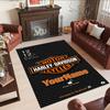 Harley-davidson Motorcycles Customize Your Name Floor Rug Office Rug Perfect for Outdoor Living Rooms Game Room Balcony Anti-slip Rug Decorate Offices