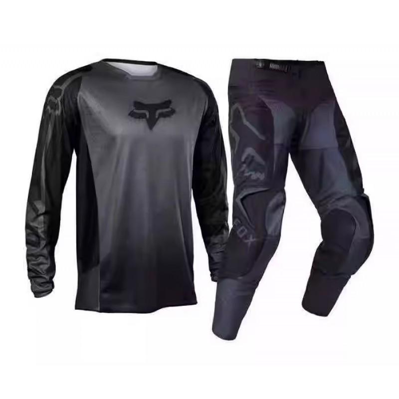 FOX Off-Road Downhill Cycling Jersey Set Breathable Quick-Dry Mountain Bike Motocross Apparel Unisex