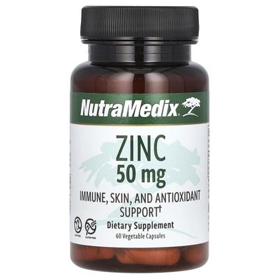 Zinc, Immune Booster, Skin & Antioxidant Support, 50Mg, 60 Veggie Caps