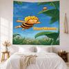 Biene Maja Custom Your Name Wall Decor Tapestry Art For Pet Memorial Birthdaywedding Party Backdrop Family Gift