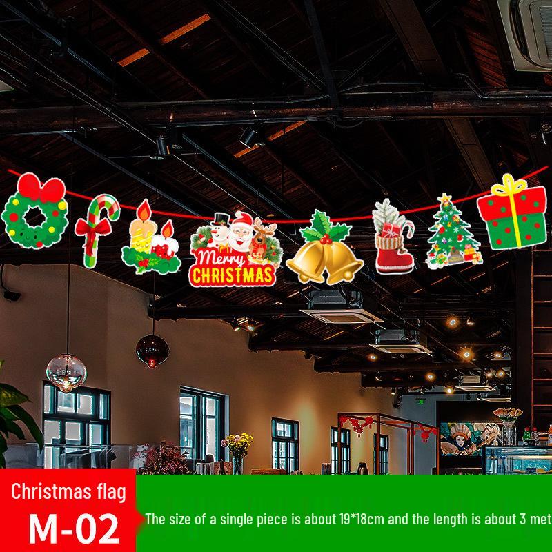2025 Christmas Banners: Festive Hanging Decorations for Kindergartens and Malls