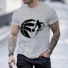 Letnia męska odzież Hip Hop Basketballer T-shirt męski Casual krótki rękaw Streetwear zabawny nadruk graficzny top fajny T-shirt