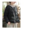 Womens Lightweight Winter Duck Down Coat Black Beige Coffee Elegant Casual Warm Jacket