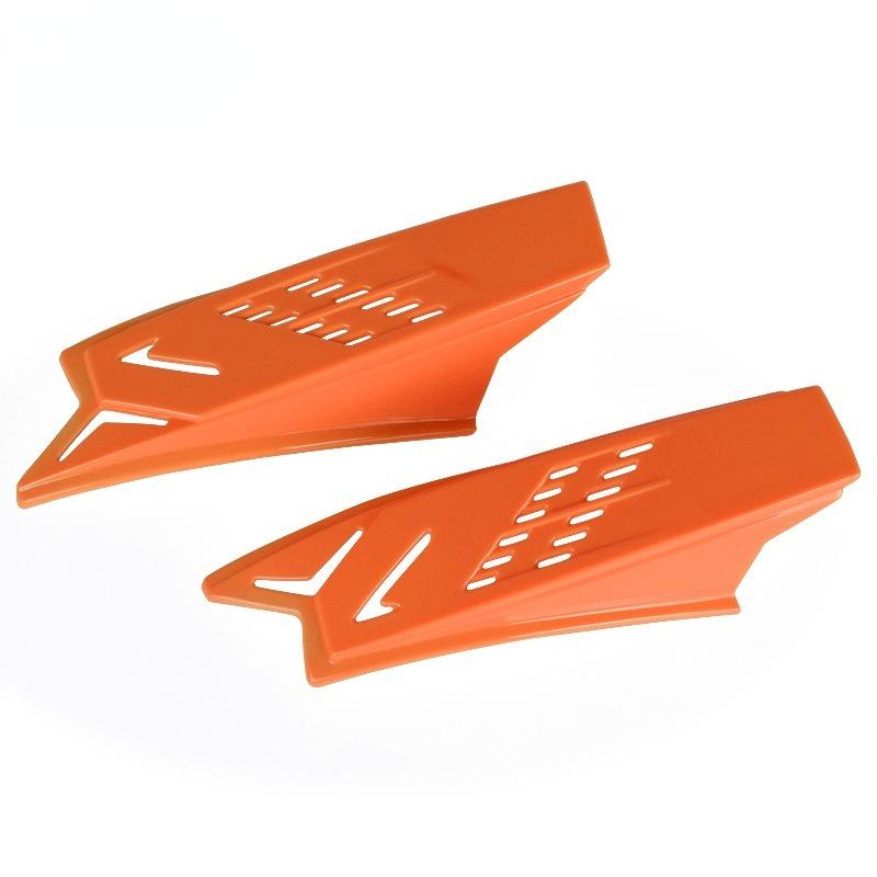 

2 шт. Рожки на шлем Мотоциклетные аксессуары для модификации Крутые клейкие ABS Стильные рожки на мотоциклетный шлем для мотоциклетных принадлежностей. Orange