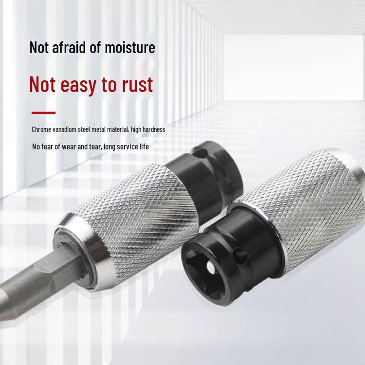Multi-Functional Electric Hammer to Impact Drill Converter: Square/Round Handle Adapter for Wall Drilling