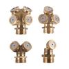 Brass Atomizing Sprayer 1/2/3/4 Nozzle Head Garden Lawn Watering Pesticide Spray Sprinkler Cooling System Agriculture Irrigation