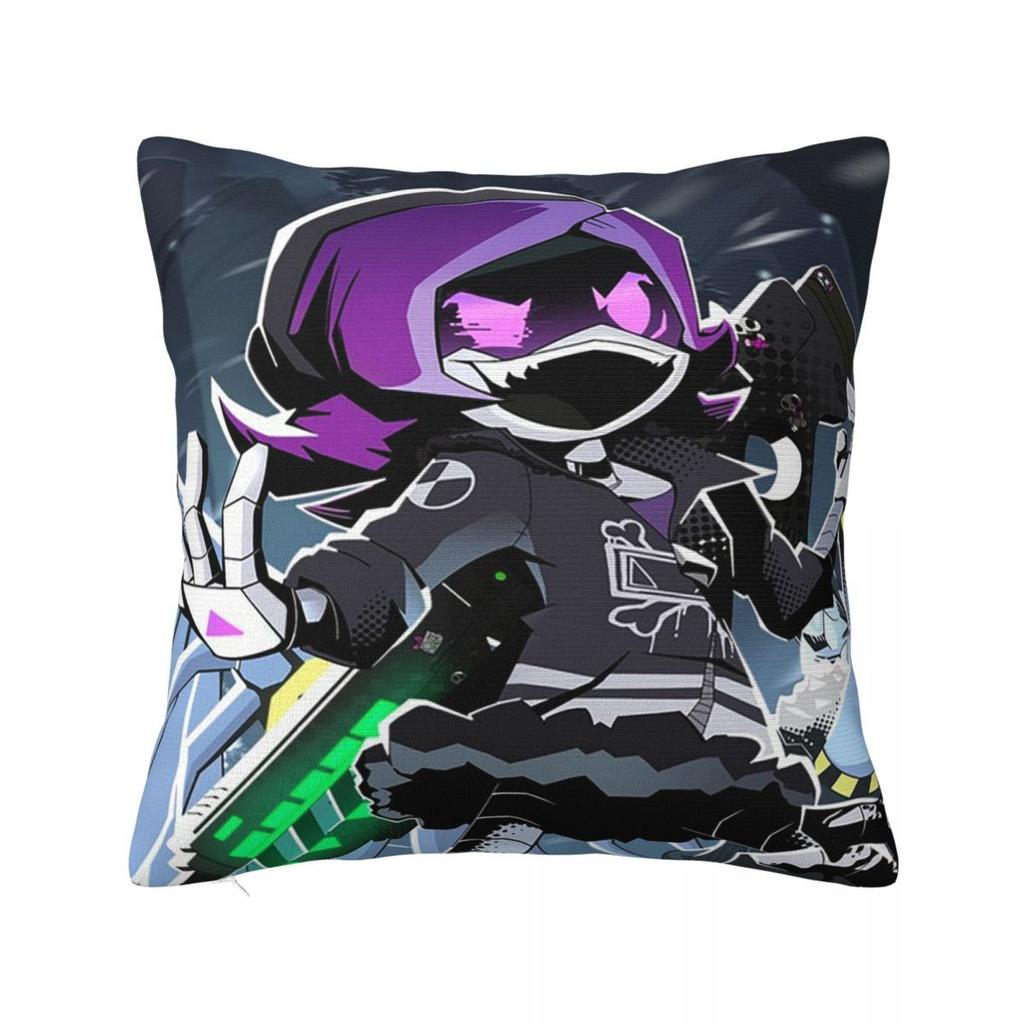 Game Murder Drones UZI Cartoon Square Pillowcase Cushion Cover Pillow Case Throw Pillow Cover for Home Bedroom Car