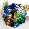 Dragon Ball Z Characters  pattern, automatic folding umbrella, portable and foldable design, 8 ribs, a Christmas or birthday gift.