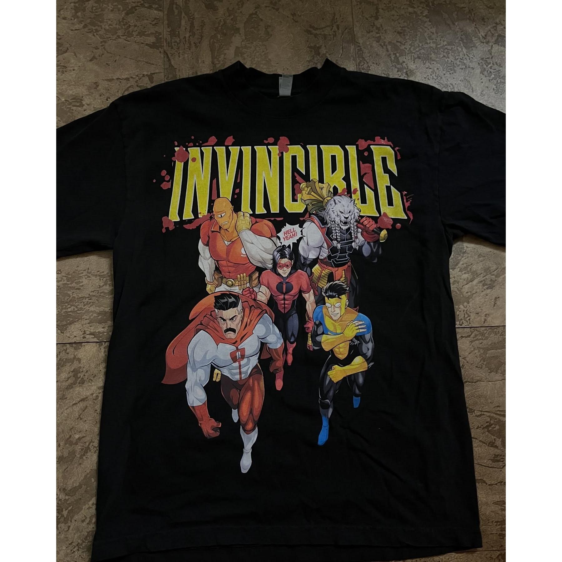 Invincible Viltrumite War Graphics Cotton Vintage TShirt 2026 Summer New Unisexs Clothing Unisexs Fashion American Anime T Shirt XL