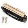 Musiclily Pro Alnico 5 Humbucker Super Distortion for Stratocaster Electric Cream Chrome Rails ST-DPHA Single-Size Pickup, 13.2K, Guitars, Body,
