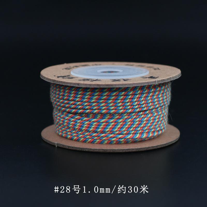 Filo di Cotone Tibetano Strofinato a Mano, Braccialetti Intrecciati a Mano, Stelle Luna, Perle Bodhi Buddha, Nappe, E Fili da Gioco