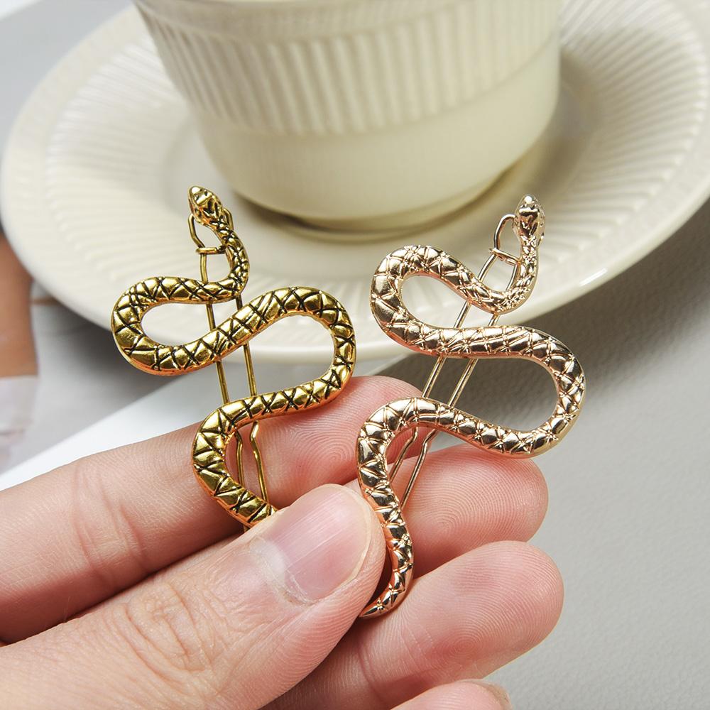 1PCS Grampo de cabelo de cobra estilo vintage