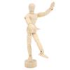 Dřevěná figurína 14 otočných kloubů Kreslicí figurína Lidské tělesné proporce Přenosná umělecká figurína pro umělce Pro skicování