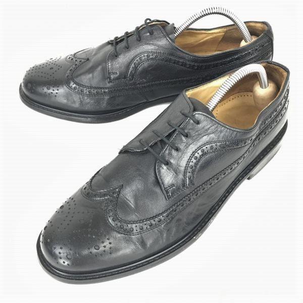 

Lloyd Heavy Leather Wingtip 28.0 Black Dress Shoes Made in Germany