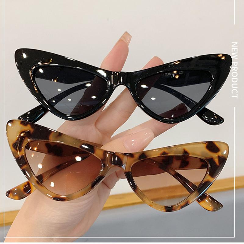 Fashion Vintage Cat Eye Sunglasses Women Luxury Brand Designer Punk Sun Glasses Sexy Ladies Shades UV400