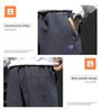 Men's Plus Size Korean-Style Loose Cuffed Jeans - Trendy Casual Nine-Point Pants