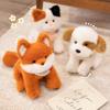 Kawaii Cat Fox Dog Plush Toy Cute Cartoon Animal Baby Doll Stuffed Throw Pillow Sofa Cushion Children Christmas Birthday Gift