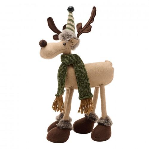 Fabric Four Legged Moose Ornament