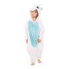Piżama dla dzieci dziecięca kigurumi onesie jednorożec niebieski 105-115 cm