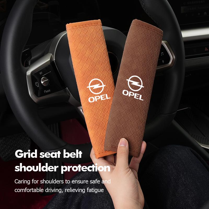 Car Safety Seat Belt Shoulder Breathable Protection Padding Pad For Opel Zafira Meriva Mokka Vivaro Vectra Antara Ampera B6