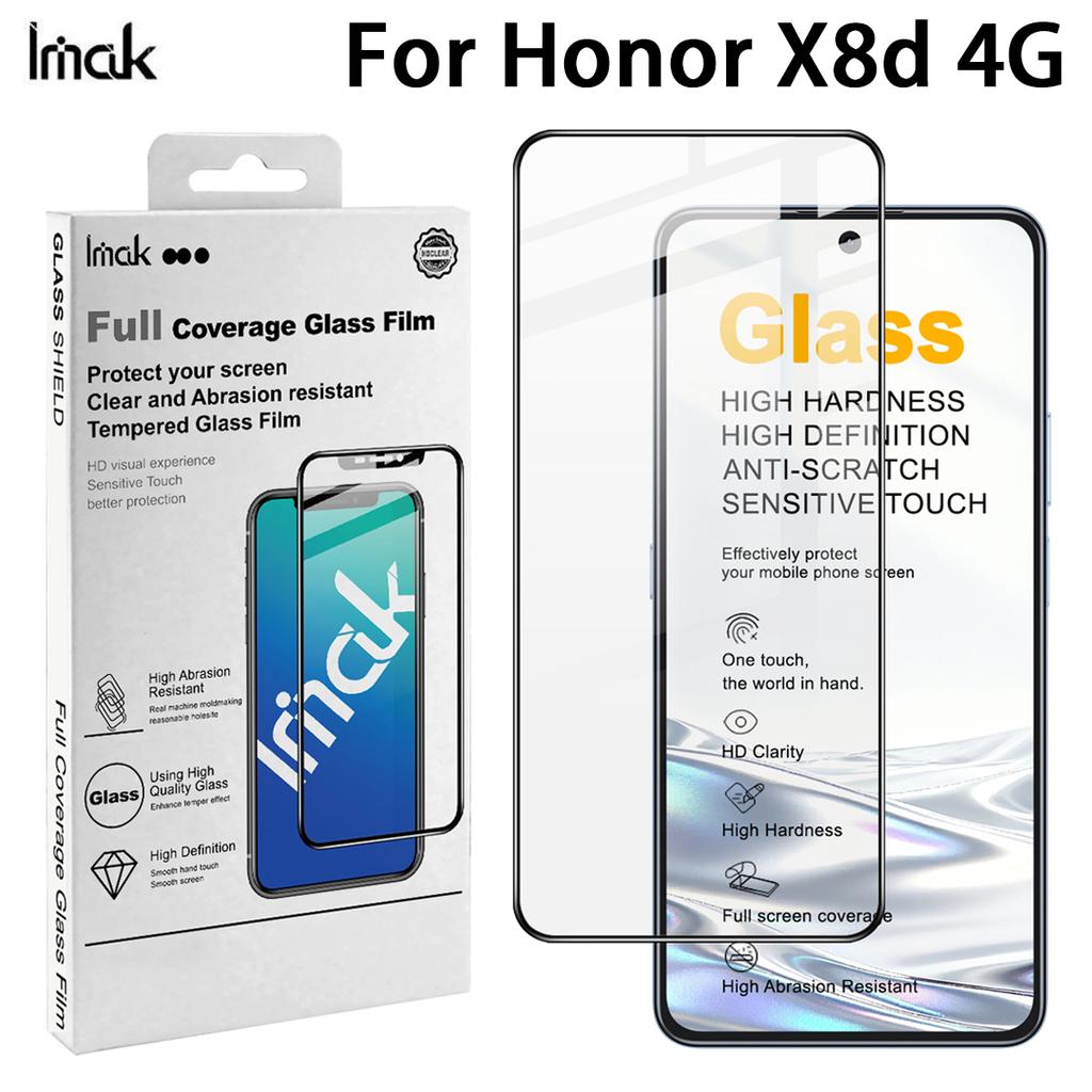 For Honor X8d 4G Glass IMAK Full Coverage Tempered Glass Film Pro+ Series 169mm