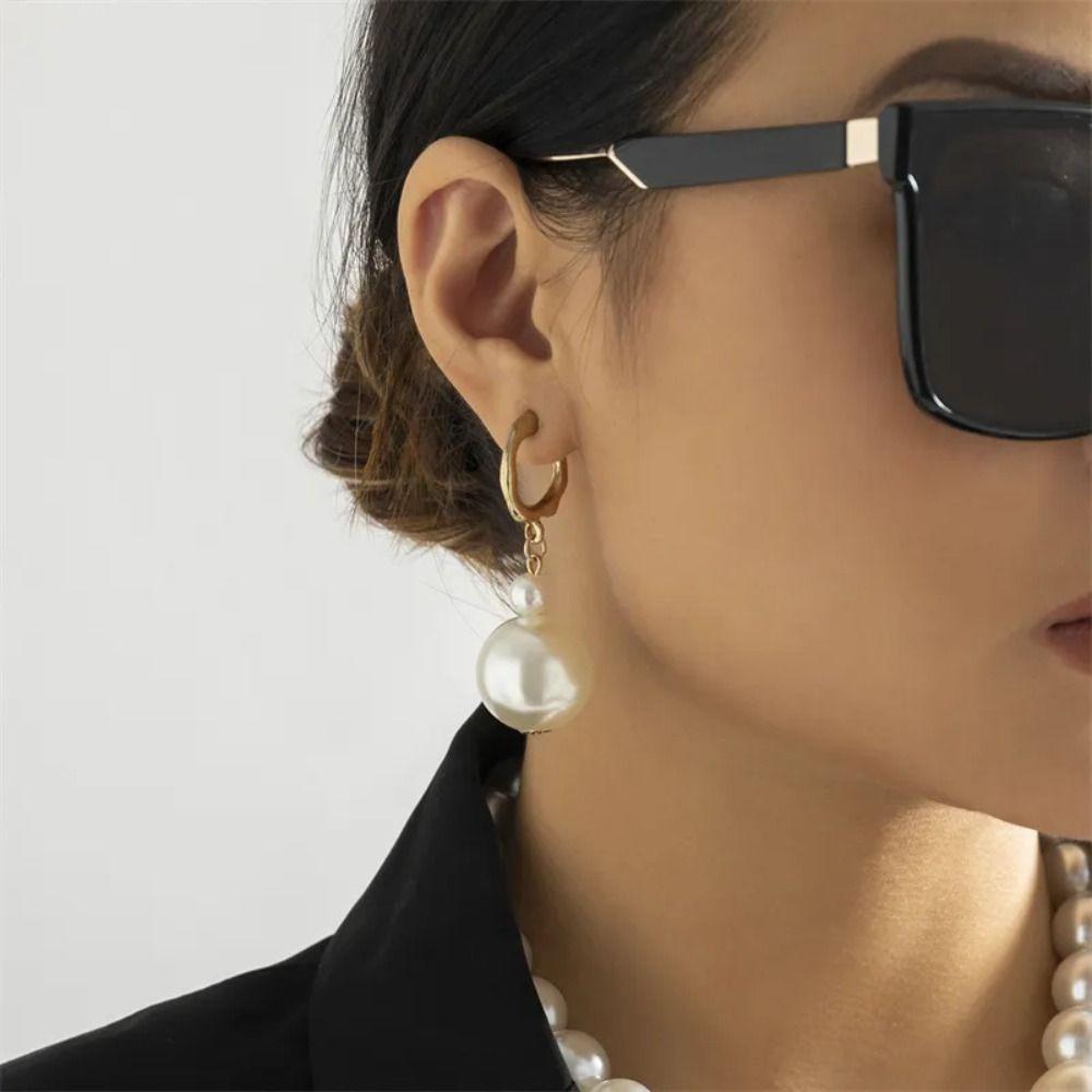 Women Female Pearl Necklace Earring Wedding Bead Bracelet Jewelry Beaded Chain Necklace  Gift