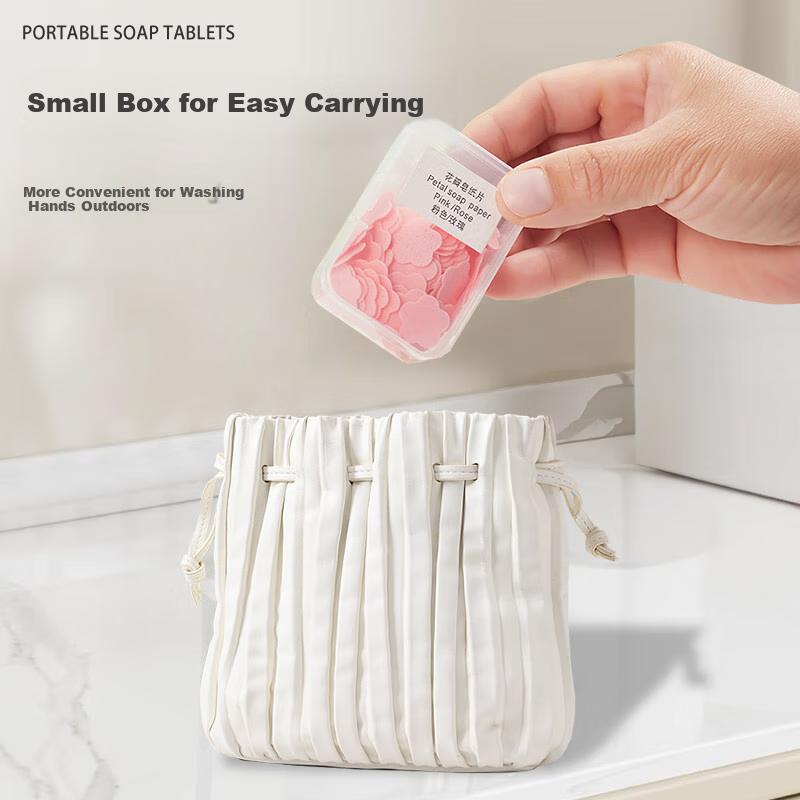 Etravel Disposable Soap Sheets Travel Portable Hand Soap Paper for Students And Children, 3-Box Pack