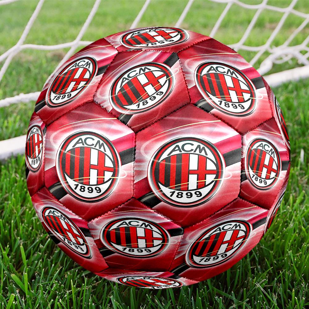 Ac Milan Size 5 Soccer Balls, High-Quality, Anti-Slip, Protective Football, a Unique Gift Suitable for Birthdays, Christmas