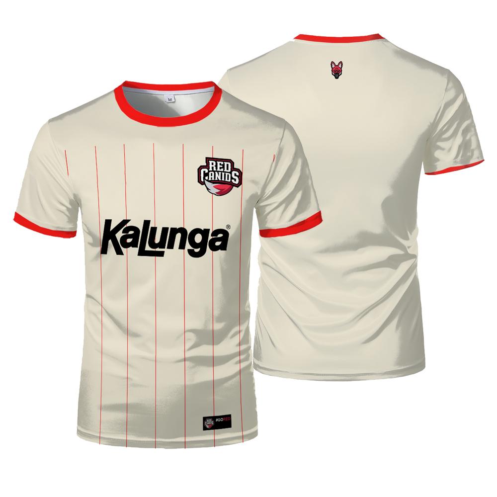 

2024 Новая Летняя Красная Canids Kalunga Мужская Футболка Униформа Киберспортивной Команды Джерси Футболка Оригинальная Круглый Вырез Дышащая Оверсайз Спортивная Футболка S