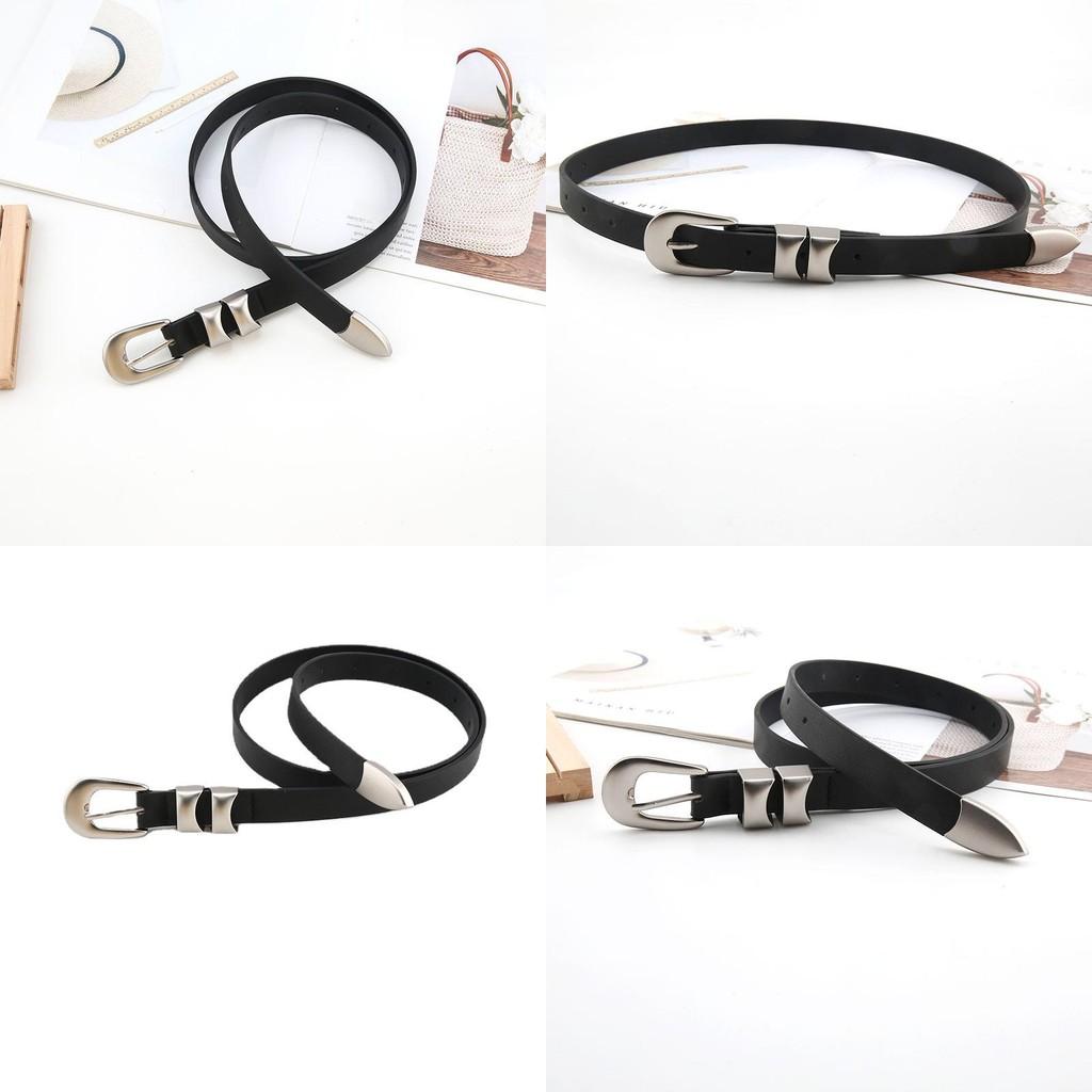 Pu Style Simple Leather Womens Waist Belt Metal Pin Buckle Accessories Clothing