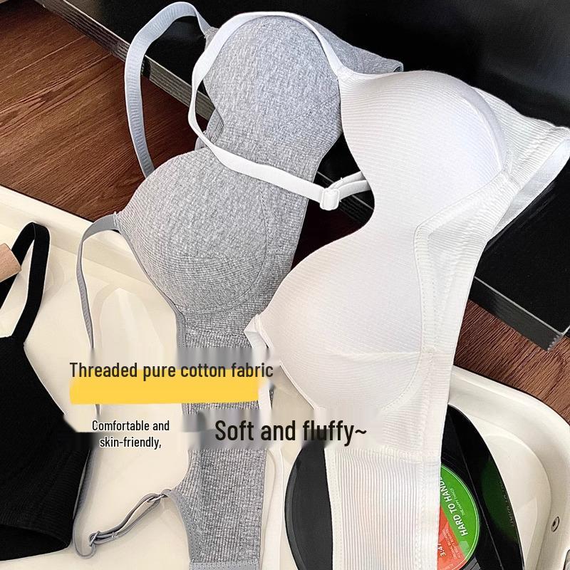 Pure Cotton High School Girls' Push-up Wireless Bra