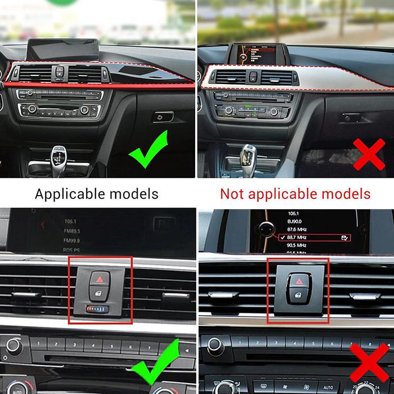 Embellecedor del panel del tablero de instrumentos de la consola central del automóvil para BMW F80 M3 2014-2018 para BMW Serie 3 F30 F31 2012-2019