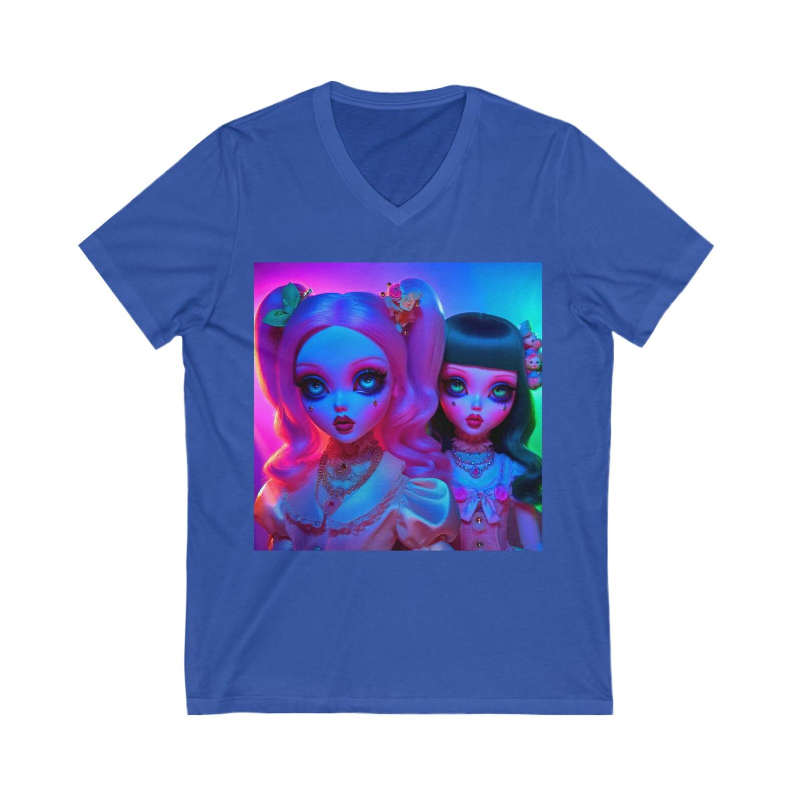 Party Girl Short Sleeve V-Neck Tee 130