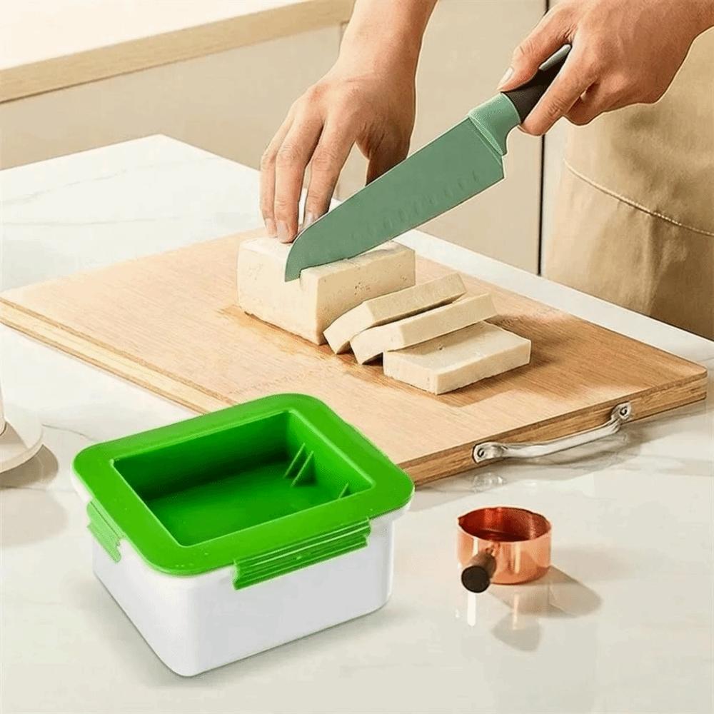 Stampo Tofu Sicuro Stampo per Fare il Tofu a 3 Strati Pressa Tofu Inodore Strumenti di Cottura