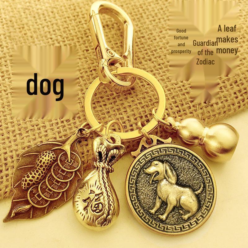 Övernattningsrikedom-amulett: Zodiak Lyckopåsar, Pengapåsar, Nyckelringar, Bilhängen och Lyckoaccessoarer för Män och Kvinnor.