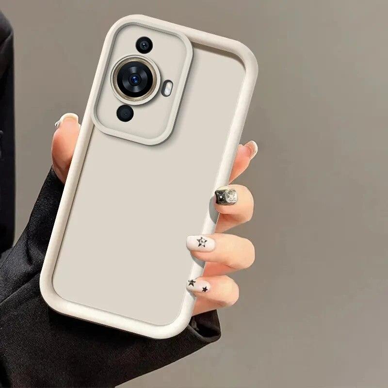 Camera Protect silikonové pouzdro pro Huawei Nova 11 12 Pro 10 9 SE 8 7 Y91 Y90 Y70 Plus Y71 Y61 P60 P50 P30 Honor 100 90 80 70 Zadní kryt z měkkého TPU