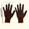 A set of breathable nylon garden work gloves, without PU coating and silicone, not waterproof, used for excavation and planting
