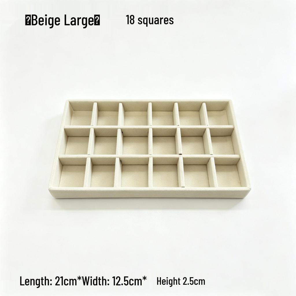 Multi-Functional Jewelry Storage Box & Display Tray for Accessories