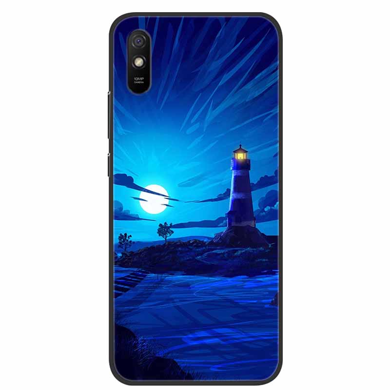 For Xiaomi Redmi 9A Case Redmi 9AT Shockproof Soft Silicone TPU Back Cover For Redmi 9i 9A Sport Phone Cases 9AT Cute Cartoon