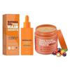 Rohes Batana-Öl für Haarwachstum Set, Batana Haarwachstumsöl + Batana Öl Haarmaske Spülung, 100% Reines Batana aus Honduras für Dickes und Starkes Haar