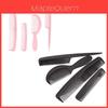 Premium Black Hair Styling Comb Set 4 Pieces Plastic Hair Comb Professional Quality