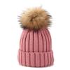 2025 Winter Warm Baby Knit Hat with Double Pom Pom Cachmier Beanie for Toddler 3D Embroidered Winter Accessory